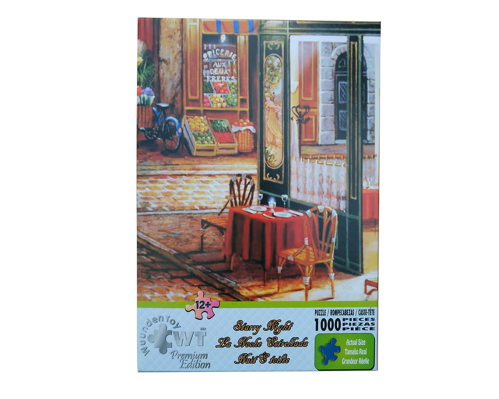 1000pcs Paris Flower Street Jigsaw Puzzles Toys For Kids Adult Home Decor  75*50cm