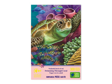 Swimming through Coral 300 Piece Jigsaw Puzzle