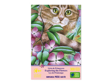 Exploring the flowers 300 Piece Jigsaw Puzzle