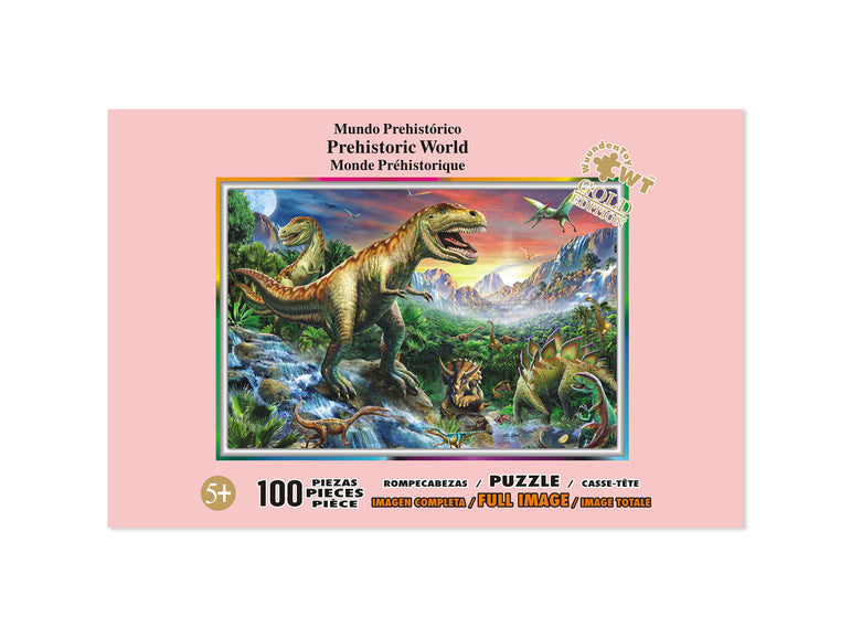 Prehistoric World 100 Piece Jigsaw Puzzle