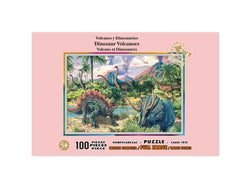 Dinosaur Volcanoes 100 Piece Jigsaw Puzzle