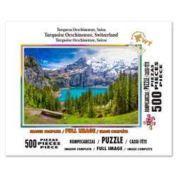 Jigsaw Puzzle Turquoise Oeschinensee, Switzerland 500 piece