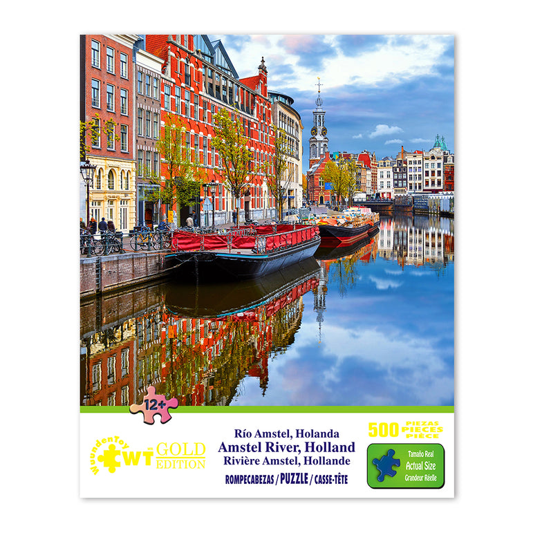 Jigsaw Puzzle Amstel River, Holland 500 piece