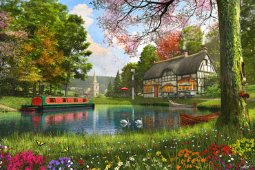 The Valley Cottage 1000 Piece Jigsaw Puzzle
