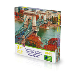 Jigsaw Puzzle Chain Bridge, Budapest 1000 piece