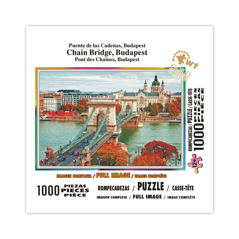Jigsaw Puzzle Chain Bridge, Budapest 1000 piece