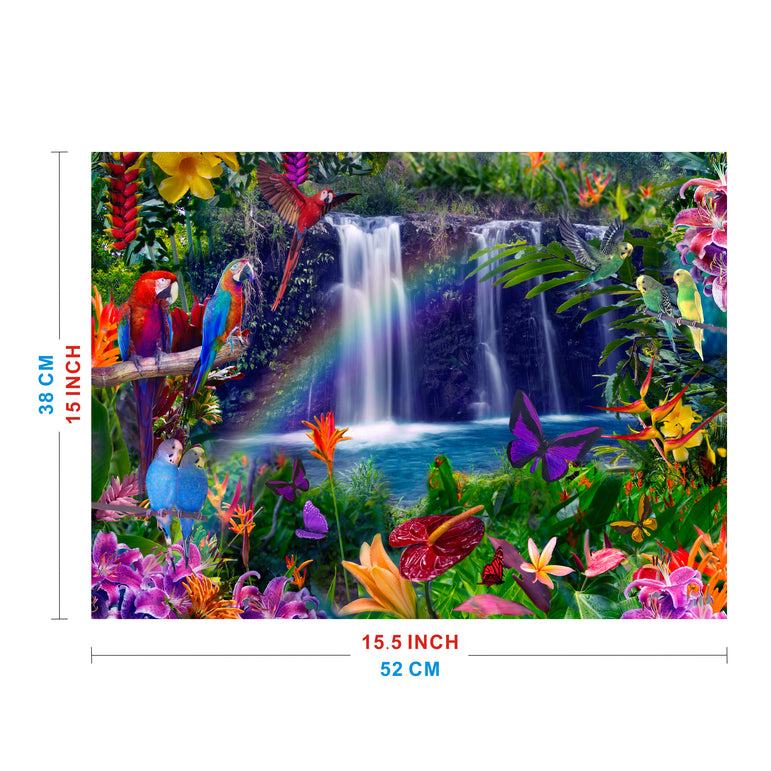 Jigsaw Puzzle Rainbow Waterfall 500 piece