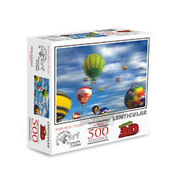 "Aerostatic Balloons"  Premium Edition - 500 Pieces Lenticular Puzzle