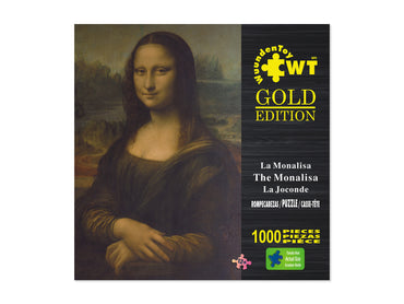 The Monalissa Gold Edition 1000 Piece Jigsaw Puzzle