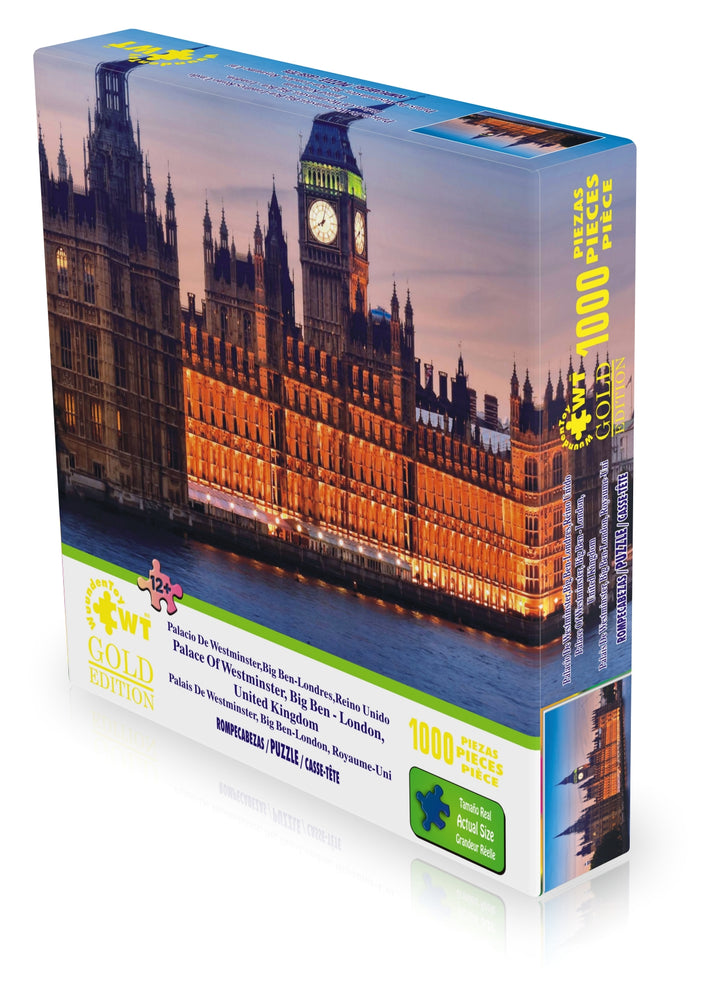 Palace of Westminster Big Ben - London United Kingdom 1000 Piece Jigsaw Puzzle