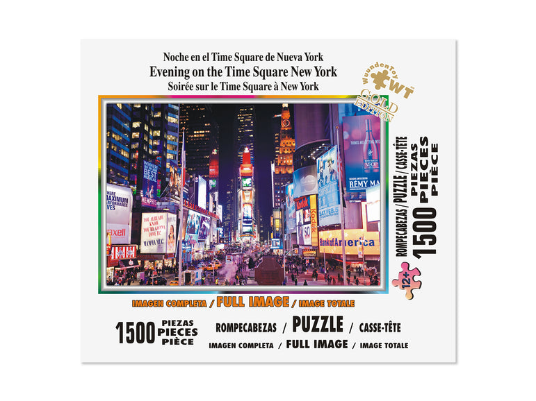 Evening on the Time Square 1500 Piece Jigsaw Puzzle