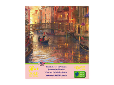 Sunset in Venice 1500 Piece Jigsaw Puzzle