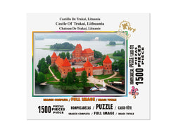 Castle of Trakai Lithuania 1500 Piece Jigsaw Puzzle