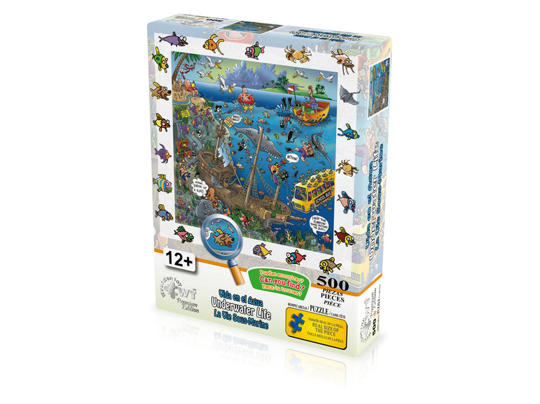 Life in the Water 500 Piece Jigsaw Puzzle