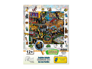 Backwards Zoo 500 Piece Jigsaw Puzzle