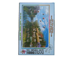 Jigsaw Puzzle Cabin at the Shore of the River 1000 piece