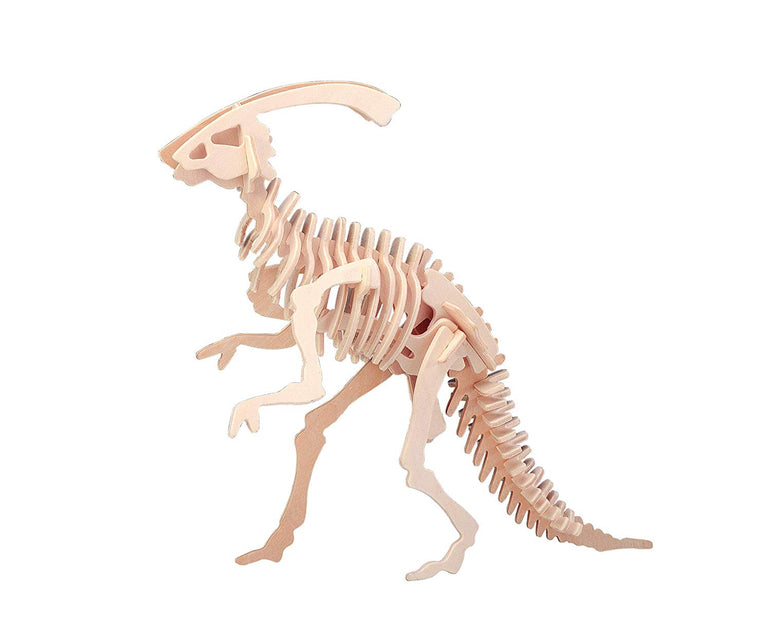 Parasaurolophus Dinosaur STEM Brain Teasers 3D Wooden Animal Puzzle