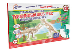 Tyrannosaurus Rex Stem Brain Teasers 3D Wooden Animal Puzzles