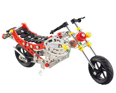 Chopper Motorcycle Metal Building Kit Toy