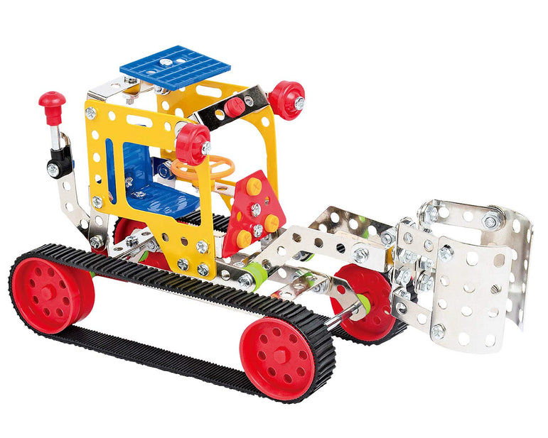 Super Excavator with Cramp Building Kit Toy Set STEM - Metal DIY