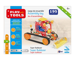 Super Bulldozer Metal Building Kit Toy