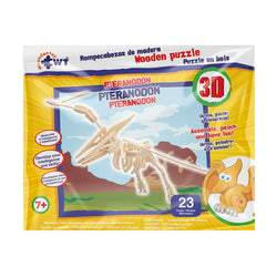 Pteranodon STEM Brain Teasers 3D Wooden Animal Puzzles