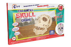 Skull Stem Brain Teasers 3D Wooden Animal Puzzles