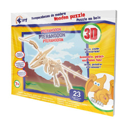 Pteranodon STEM Brain Teasers 3D Wooden Animal Puzzles