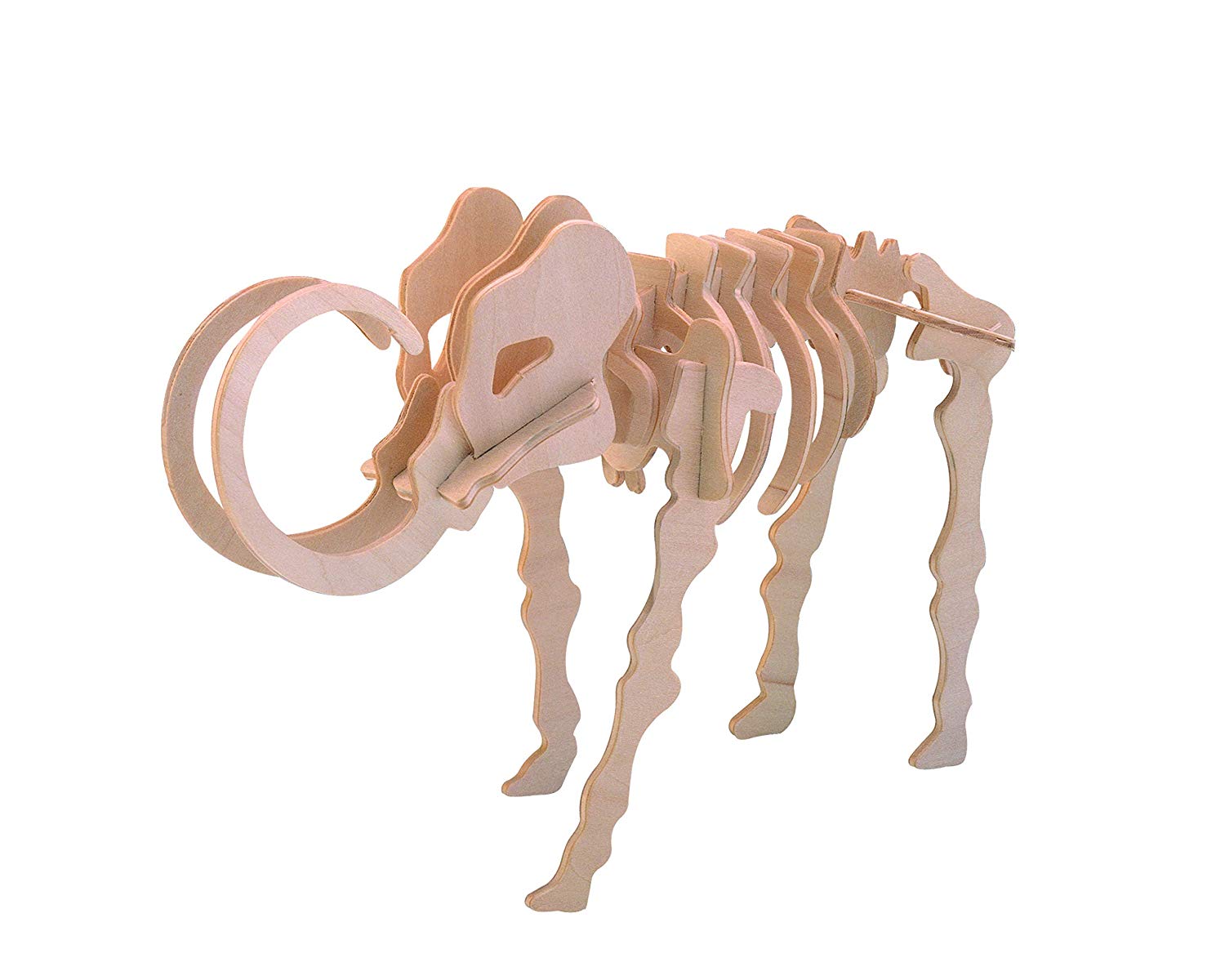 Grand Mammoth Dinosaur STEM Brain Teasers 3D Wooden Animal