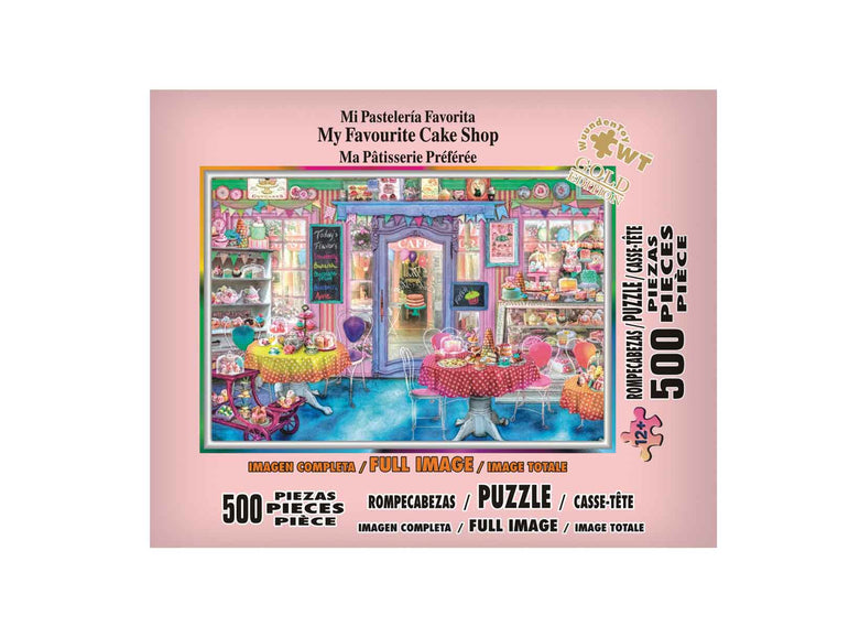 My Favourite Cake Shop 500 Piece Jigsaw Puzzle