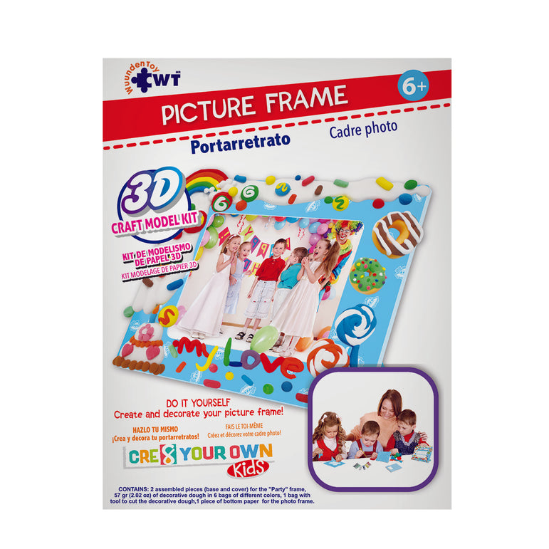 "Picture Frame Party" Puzzle Build and Paint