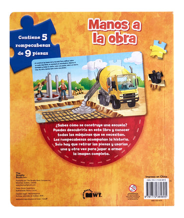 "Manos a la Obra" My first Book with Puzzles - Books in Spanish