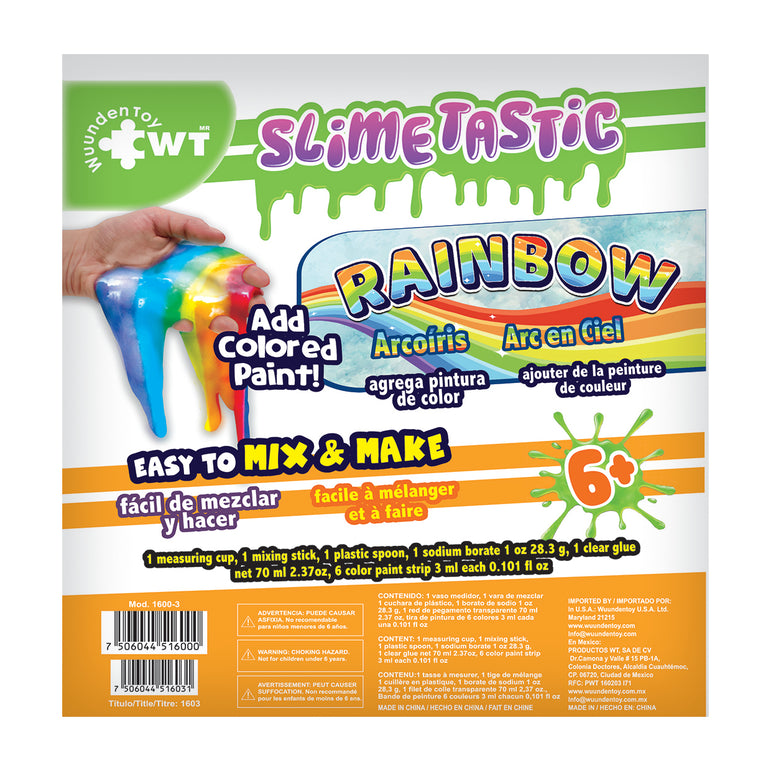 Rainbow DIY Slime kit set