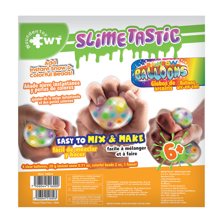 Rainbow Balloons DIY Slime kit set