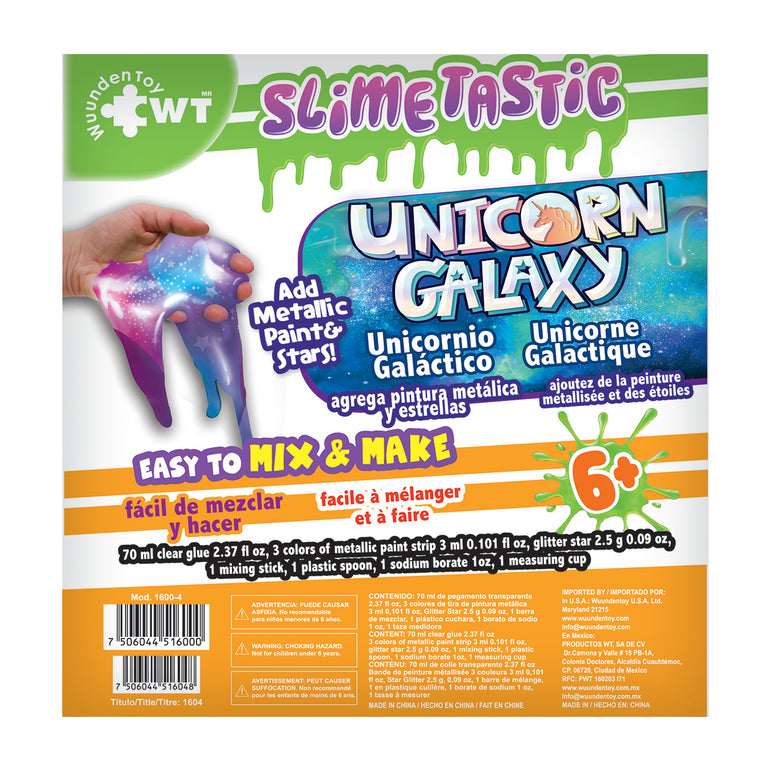 Unicorn Galaxy DIY Slime kit set