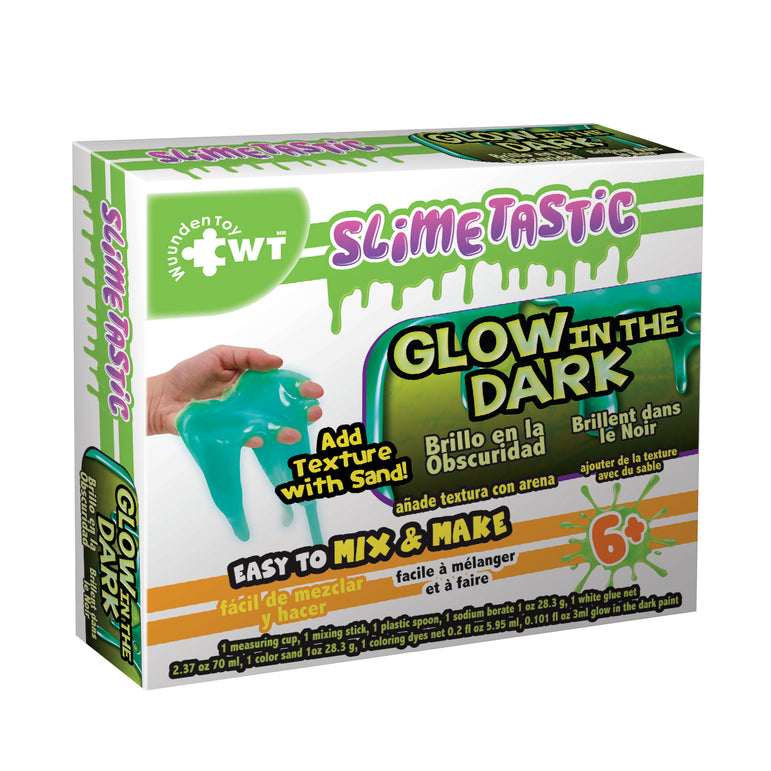 Glow in The Dark DIY Slime kit set