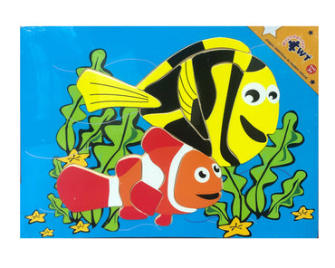 Preschool Toodlers Puzzle Fishes Colors & Shapes
